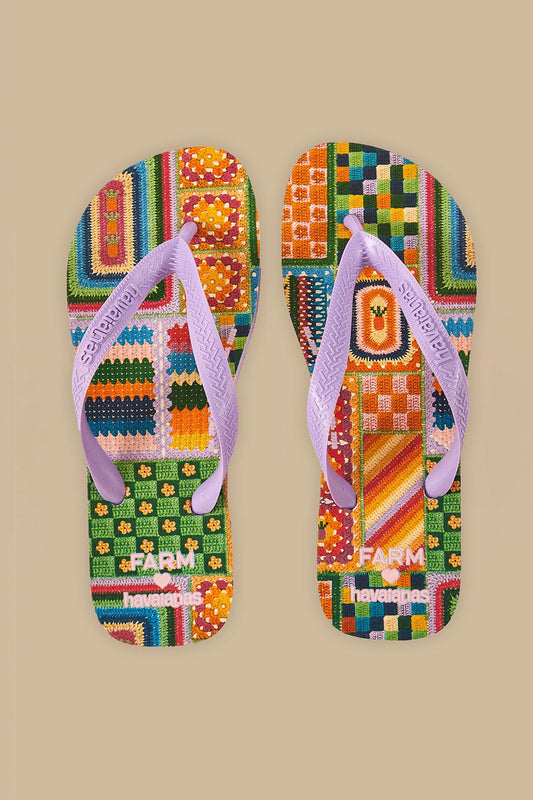  Mixed Crochet Havaianas Sandals