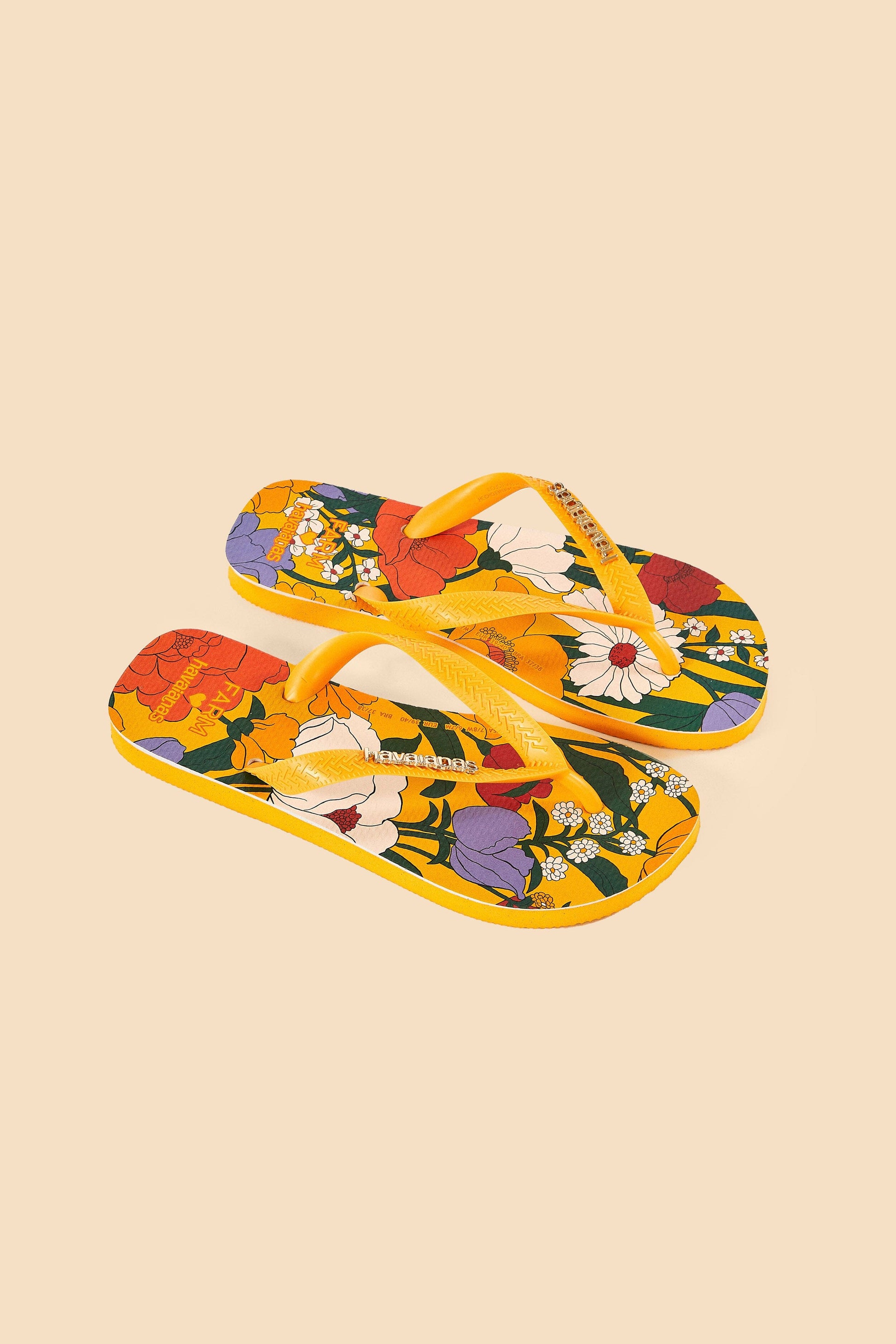 Farm Rio Bucolic Floral Havaianas Sandals