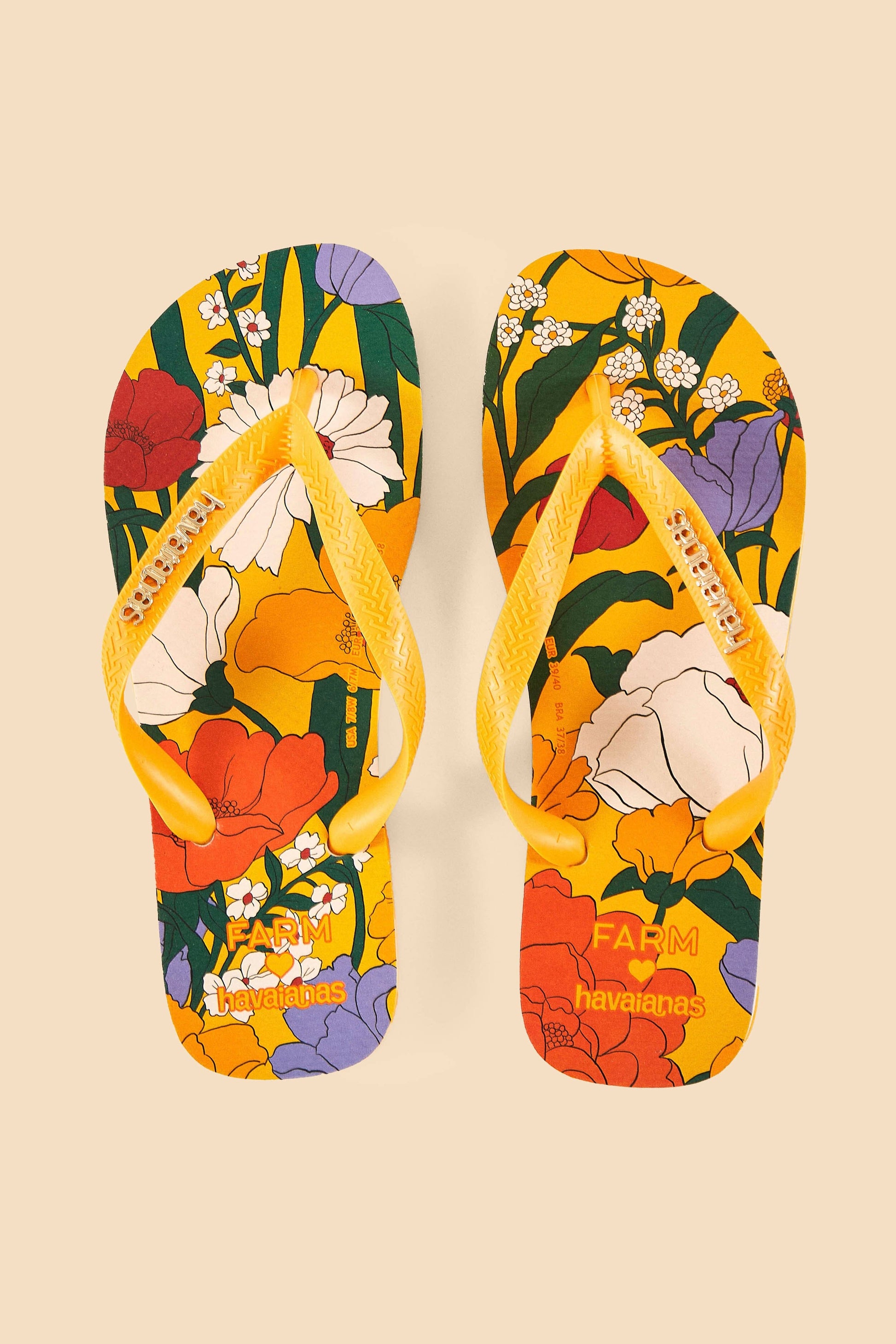 Farm Rio Bucolic Floral Havaianas Sandals