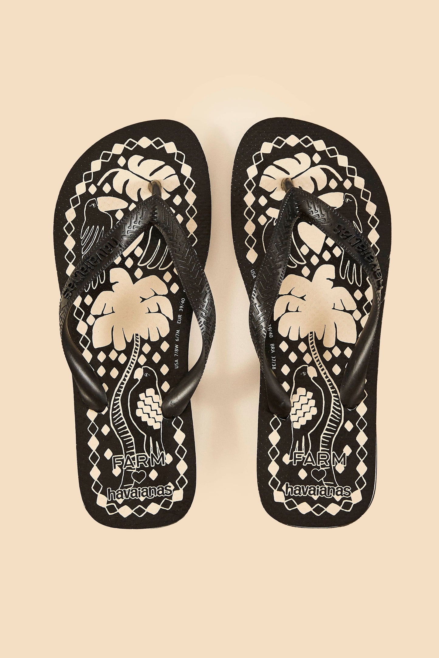 Farm Rio Jungle Scarf Havaianas Sandals