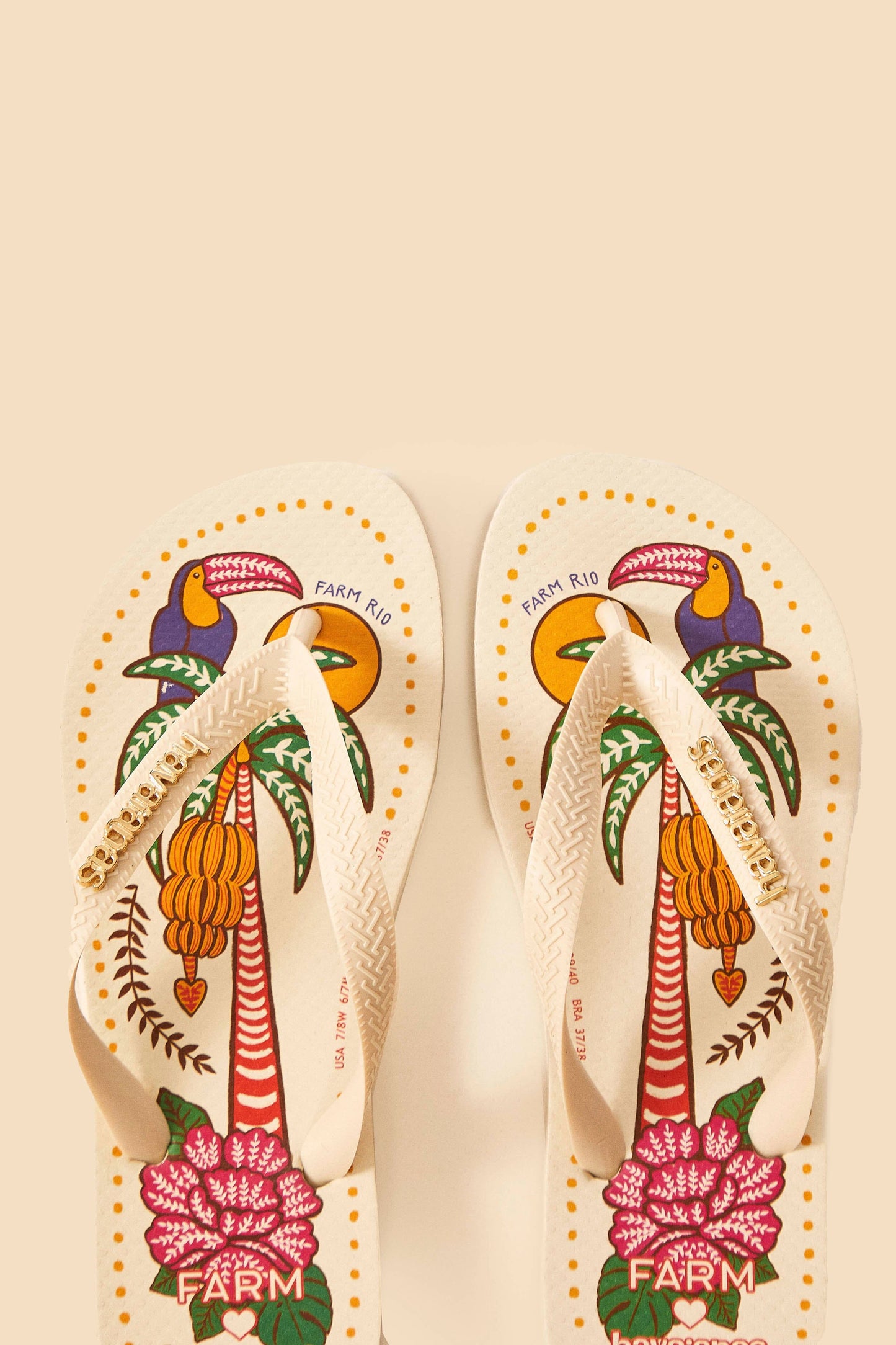 Farm Rio Summer Sunrise Havaianas Sandals