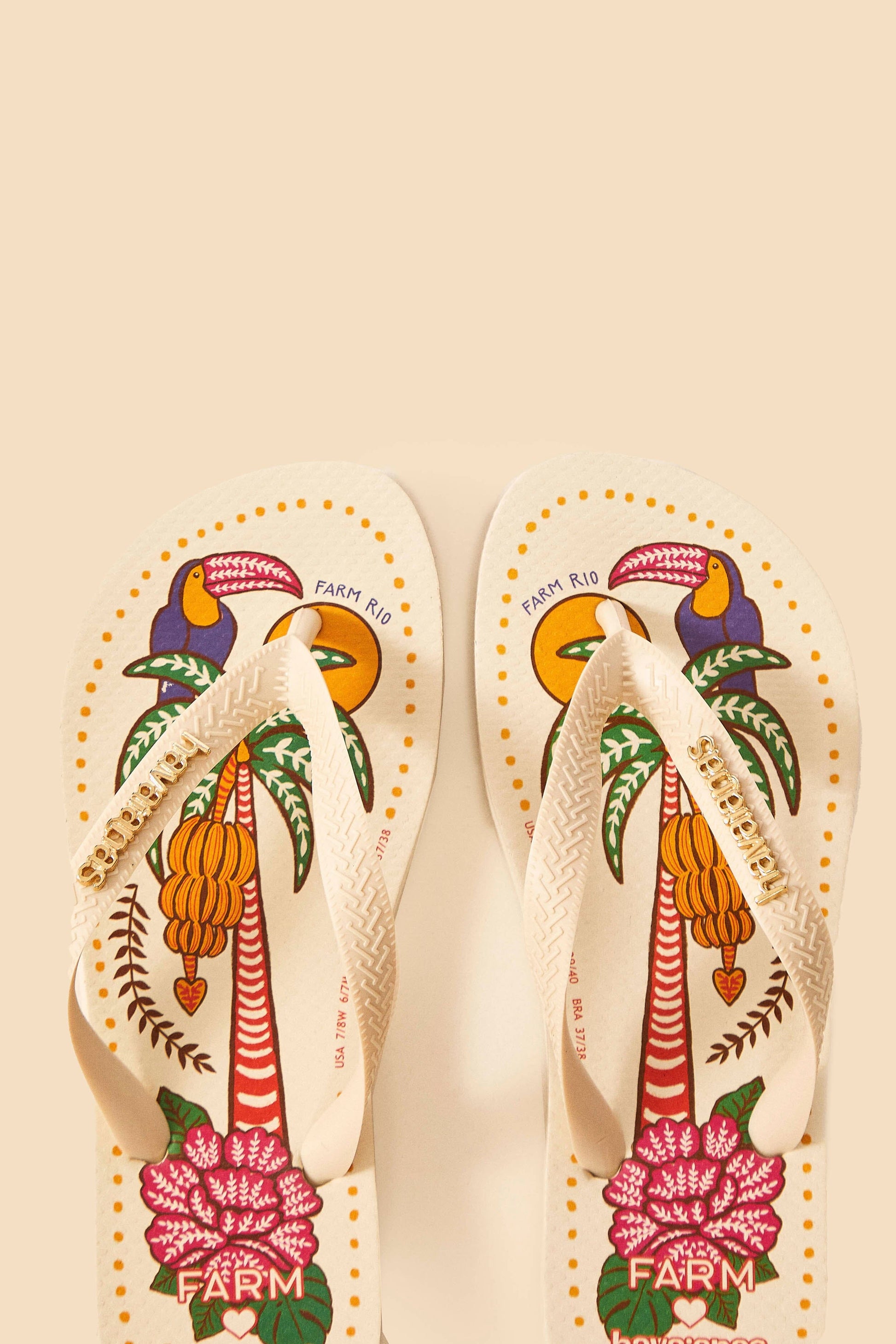 Farm Rio Summer Sunrise Havaianas Sandals