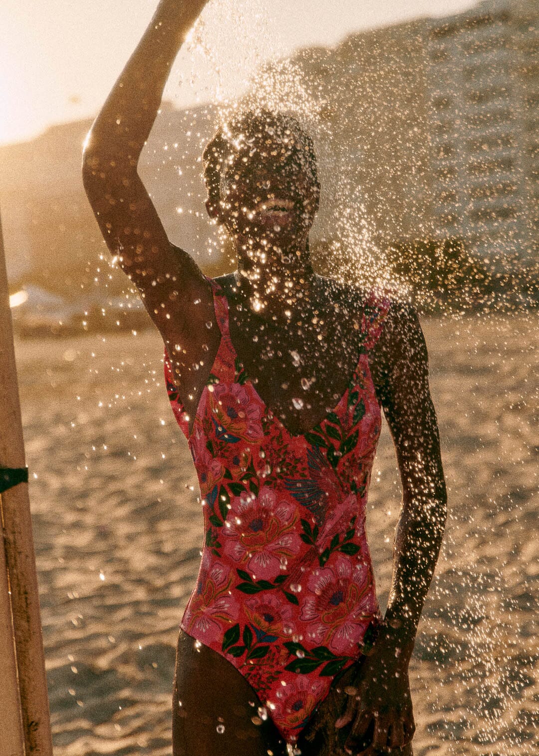 Farm Rio Sunset Macaw Flowers One Piece