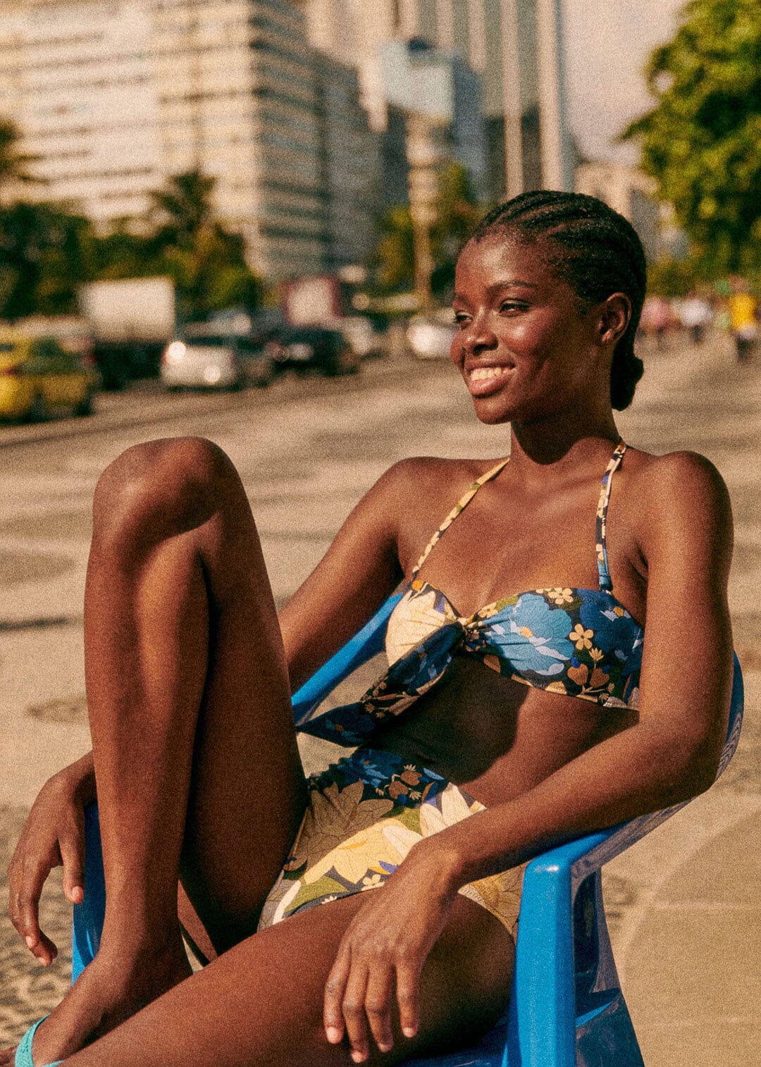 Farm Rio Calme Absolu Mandacaru Floral Bikini Top