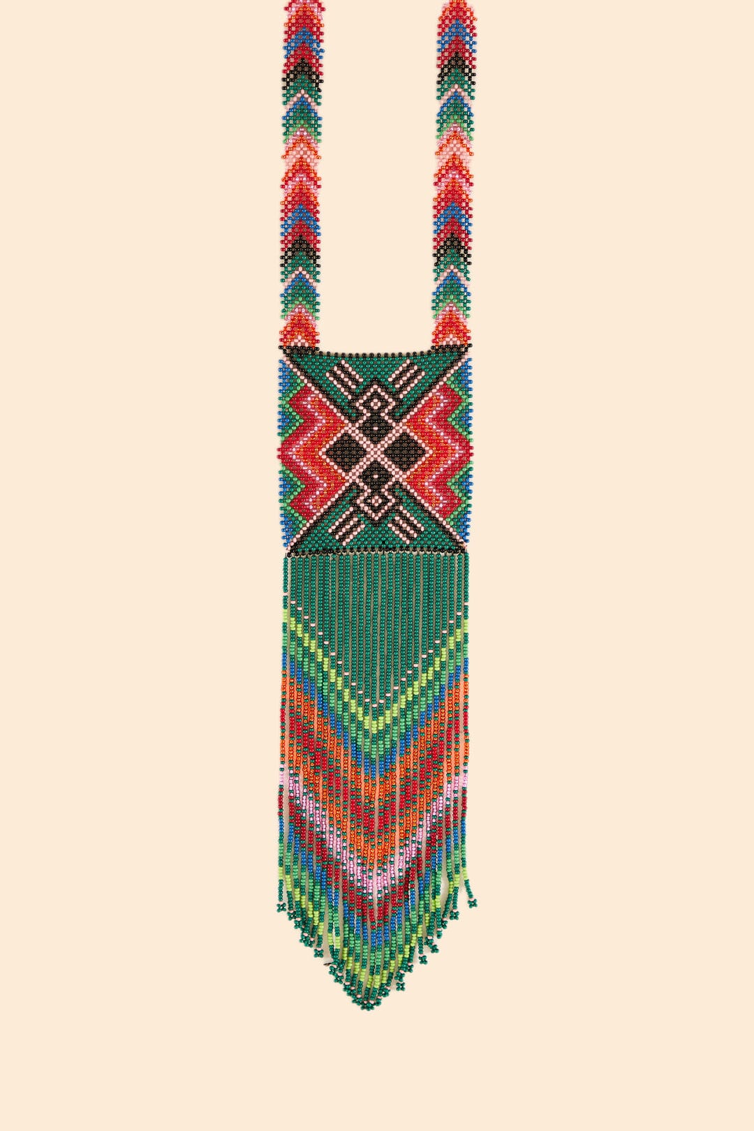 Farm Rio Yawanawa Maxi Beaded Necklace