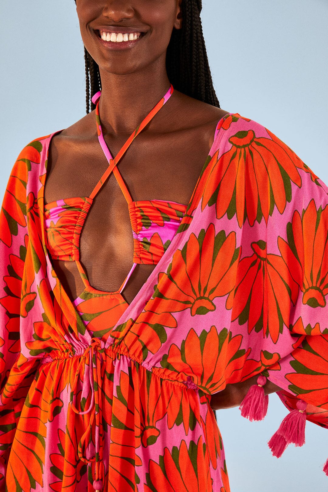 Farm Rio Pink Copacabana Cover Up