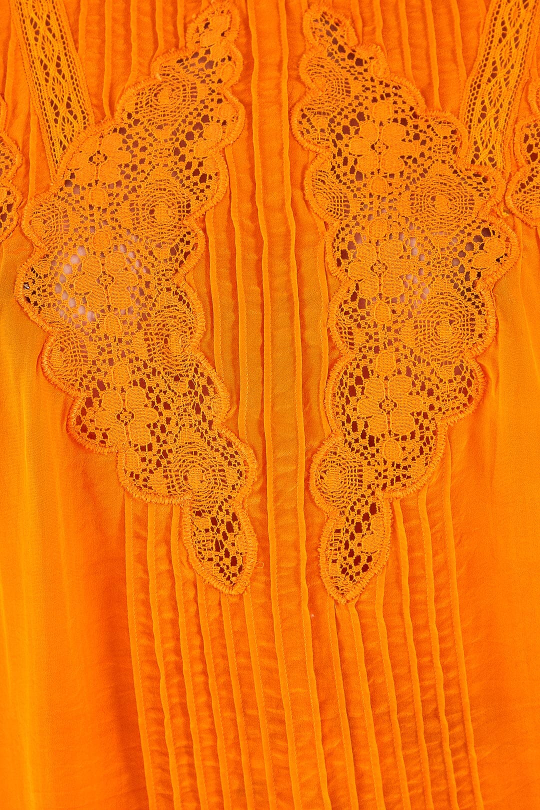 Farm Rio Orange Lace Blouse
