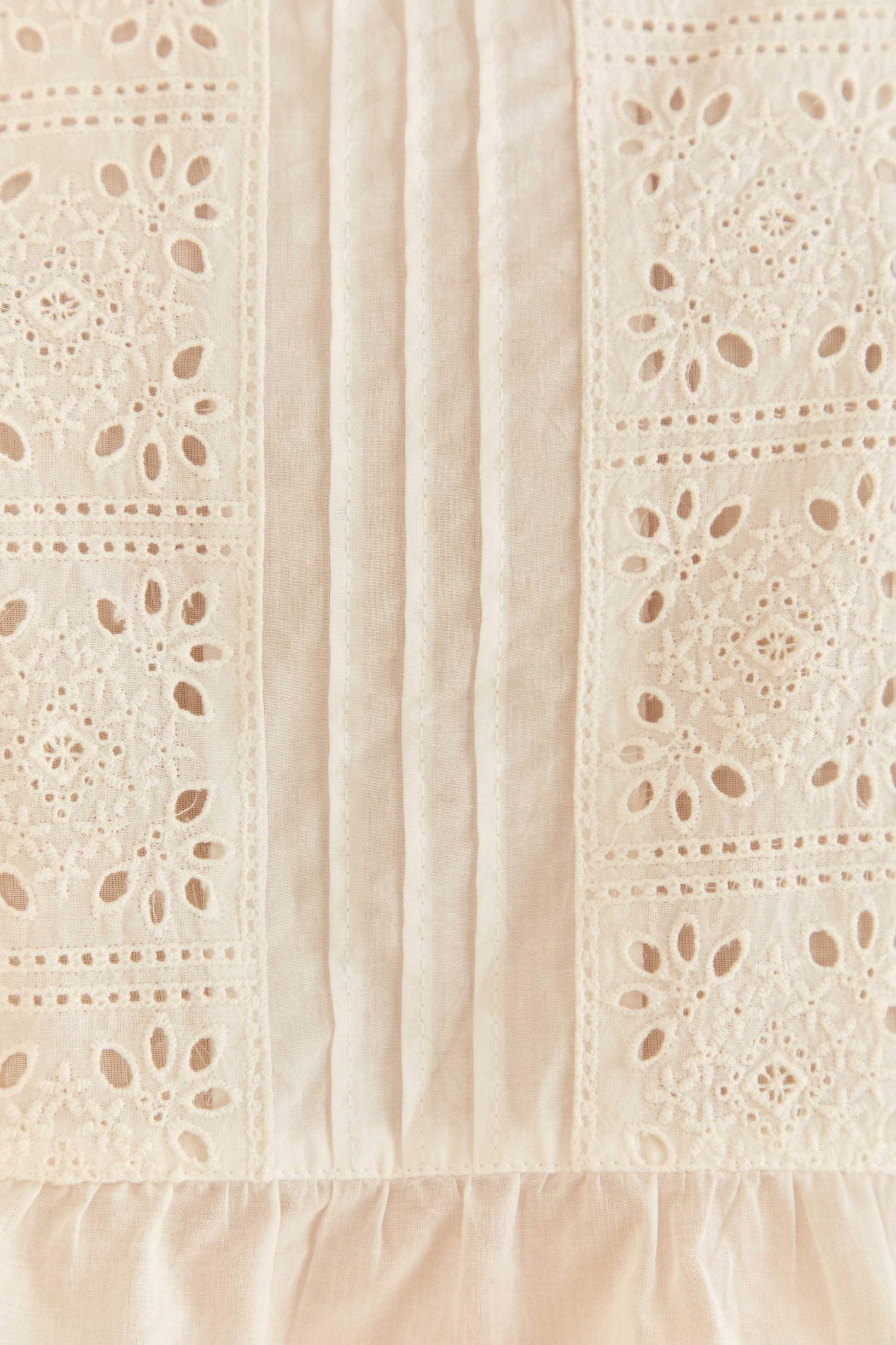 Farm Rio Off-White Lace Top