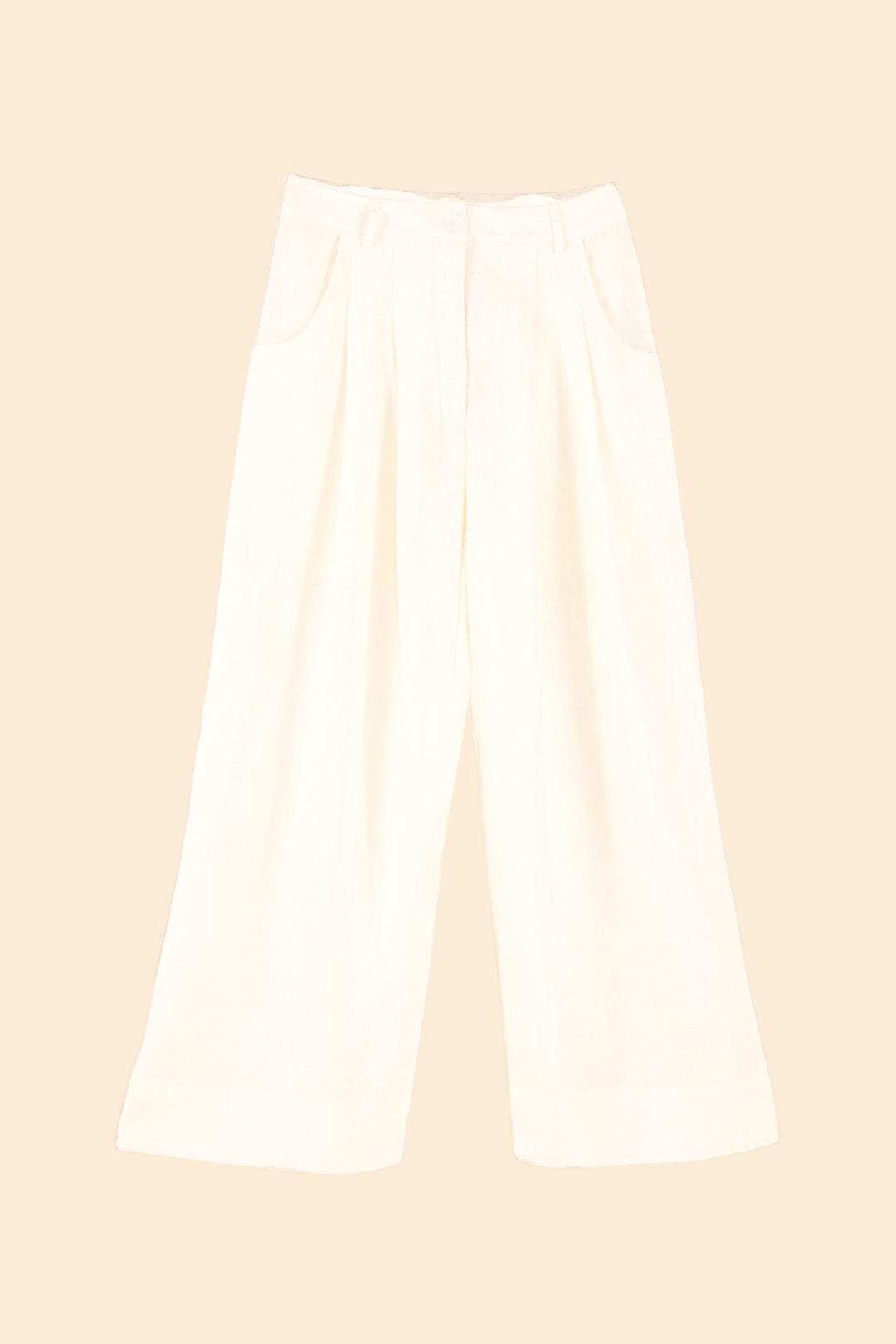 Farm Rio Off White Low Waist Pants