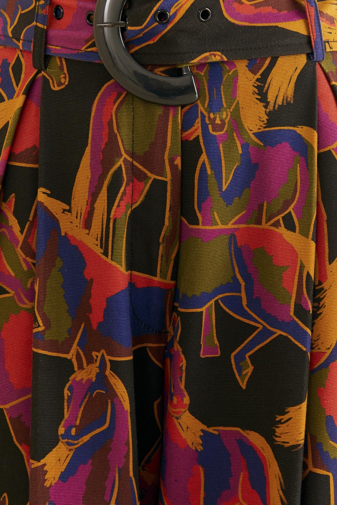 Farm Rio Black Wild Horses Pants