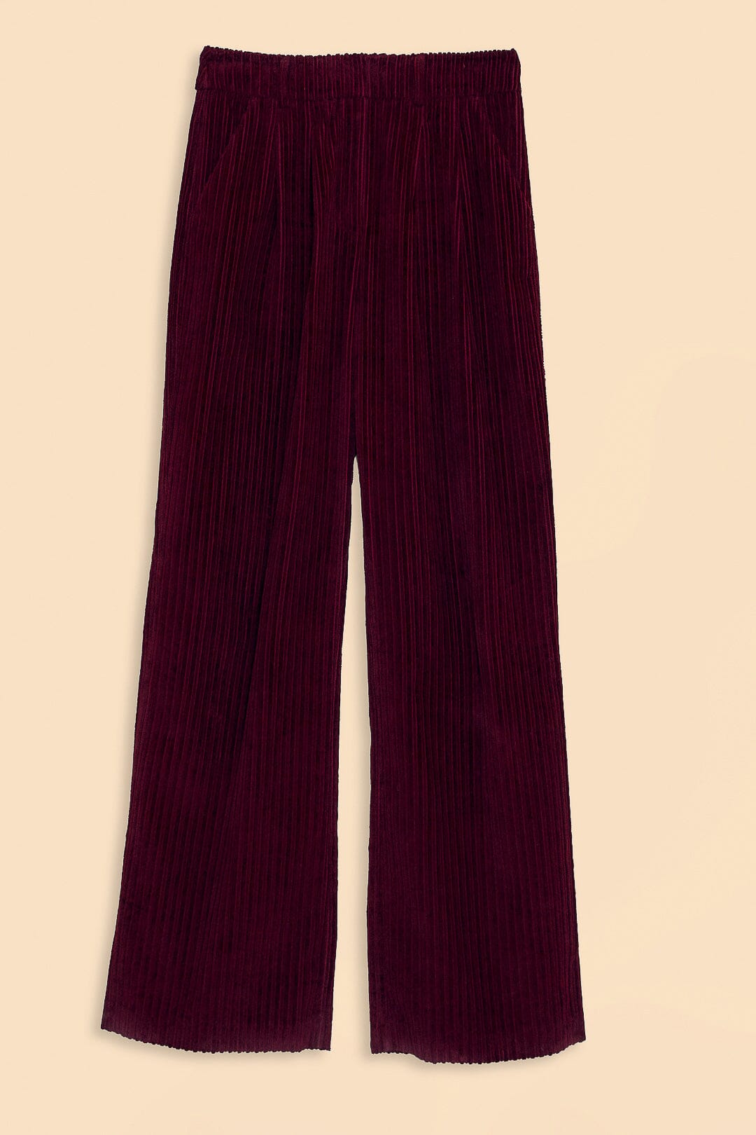 Farm Rio Burgundy Corduroy Pants