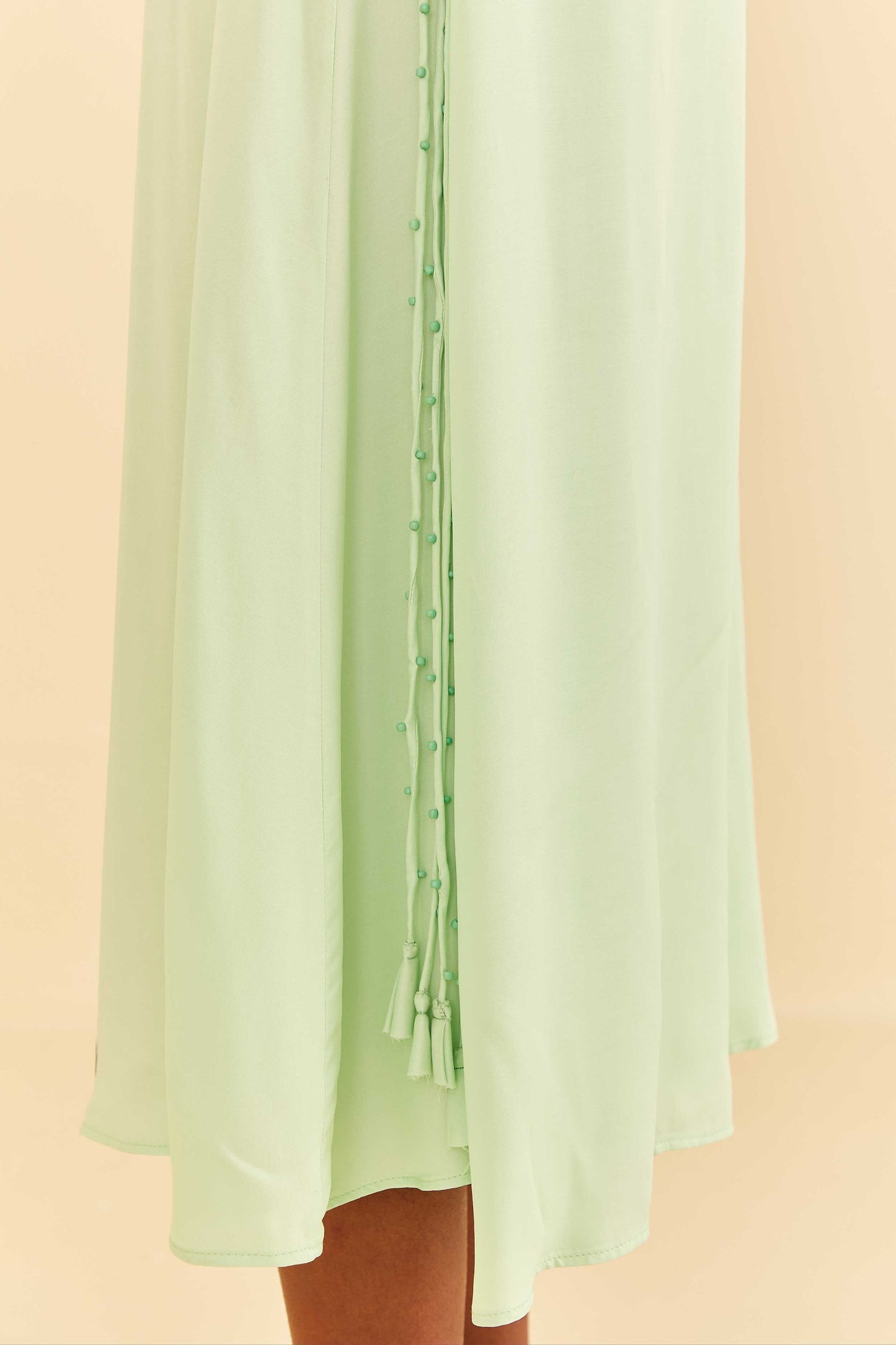 Farm Rio Mint Midi Skirt