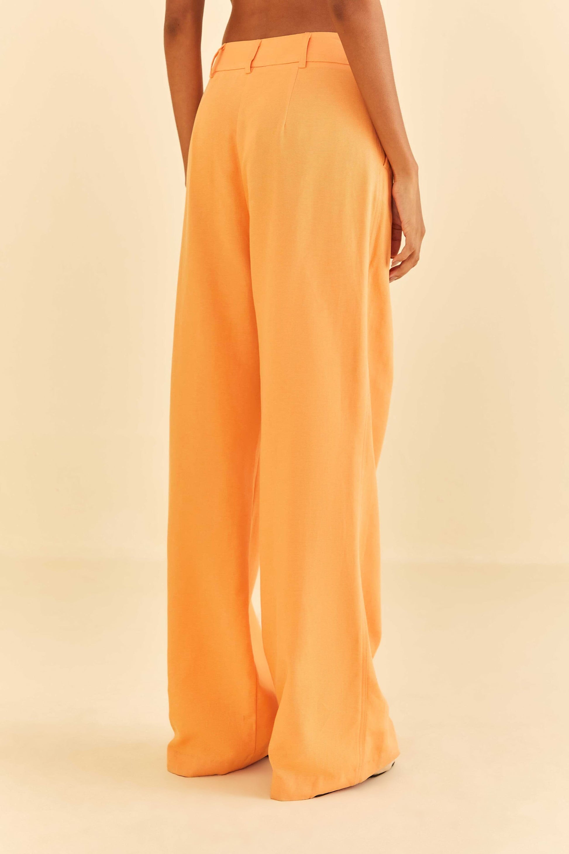 Farm Rio Peach Low Waisted Pants