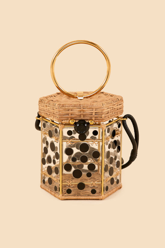 Farm Rio Black Waiwai Bag