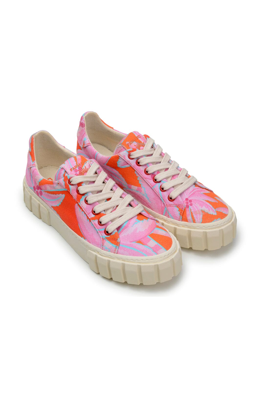 Farm Rio Red Coconut Tree Flatform Sneaker