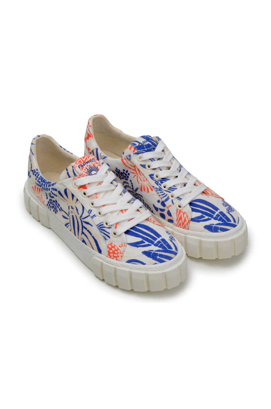 Farm Rio Off-White Lobsters Flatform Sneaker