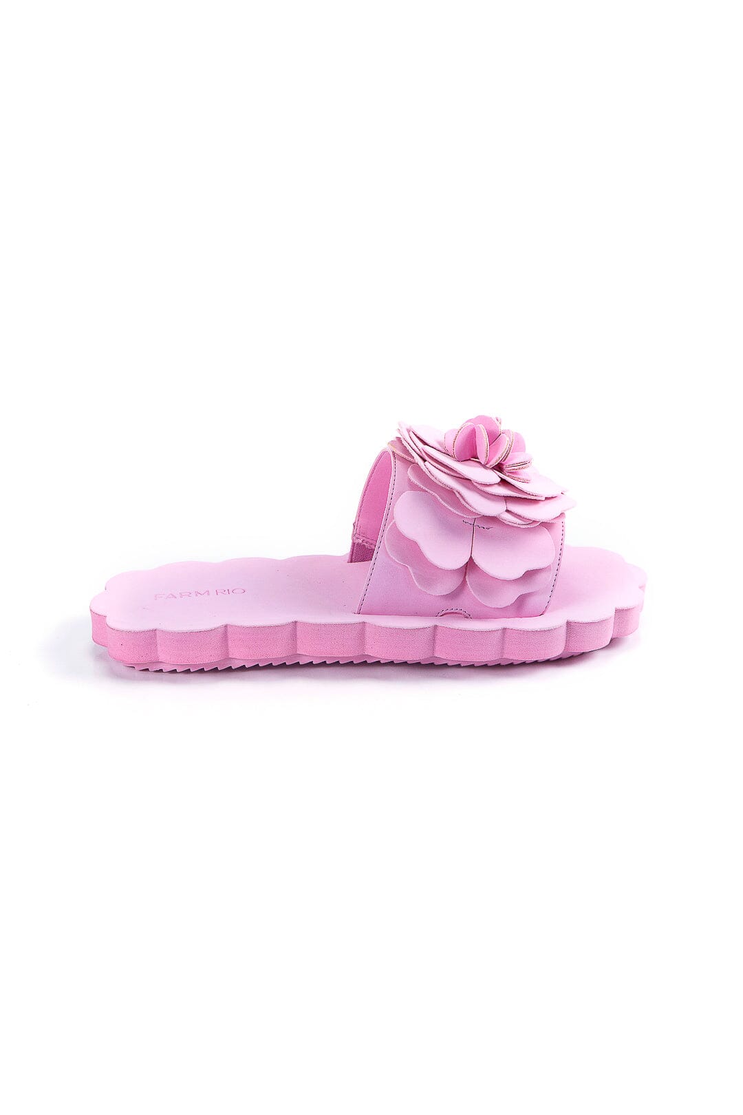 Farm Rio Pink Flower Cloud Slide Sandal