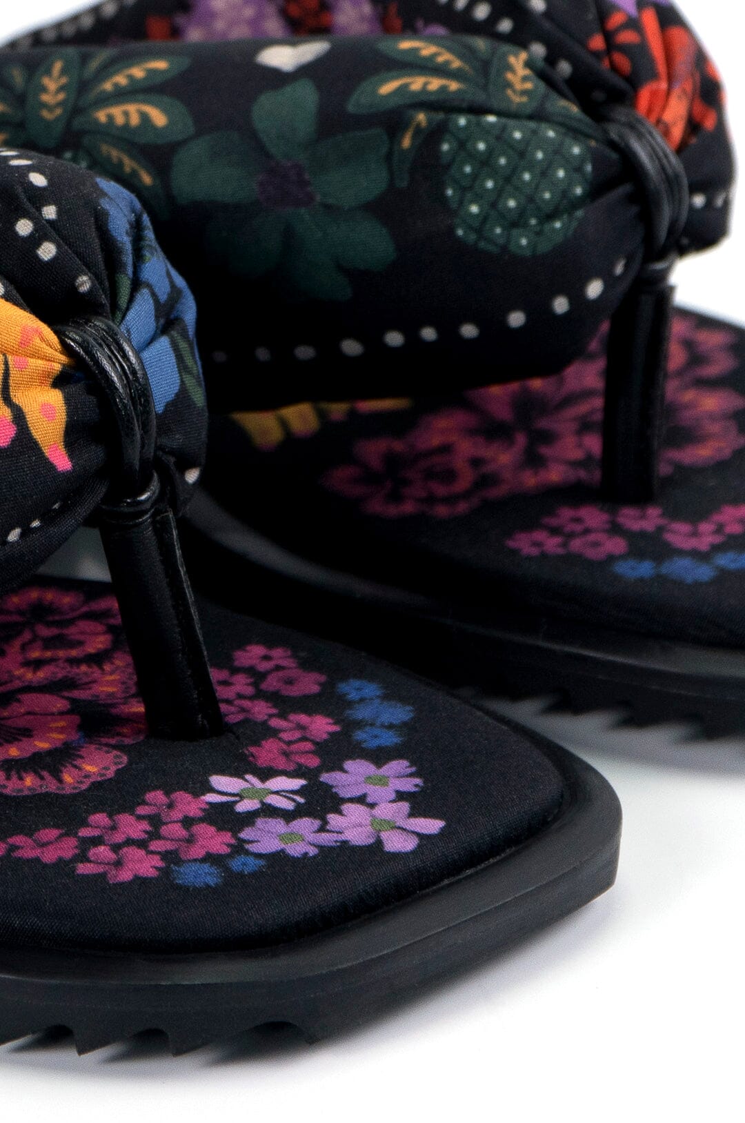 Farm Rio Banana Garden Puffy Flat Sandal