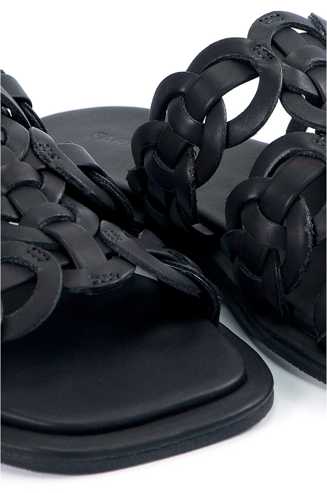 Farm Rio Black Circles Flat Sandal