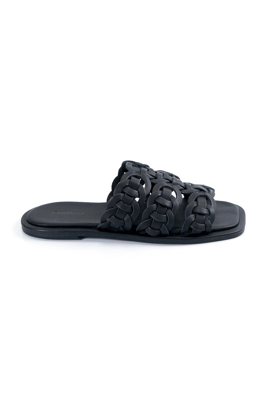 Farm Rio Black Circles Flat Sandal