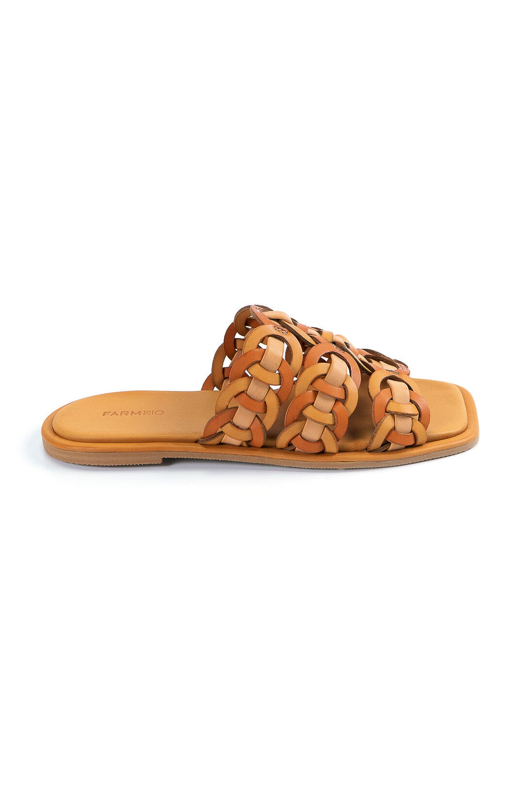 Farm Rio Caramel Circles Flat Sandal