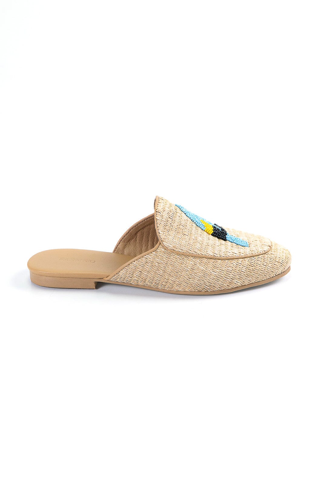 Farm Rio Sand Macaw Artisanal Loafer Mule