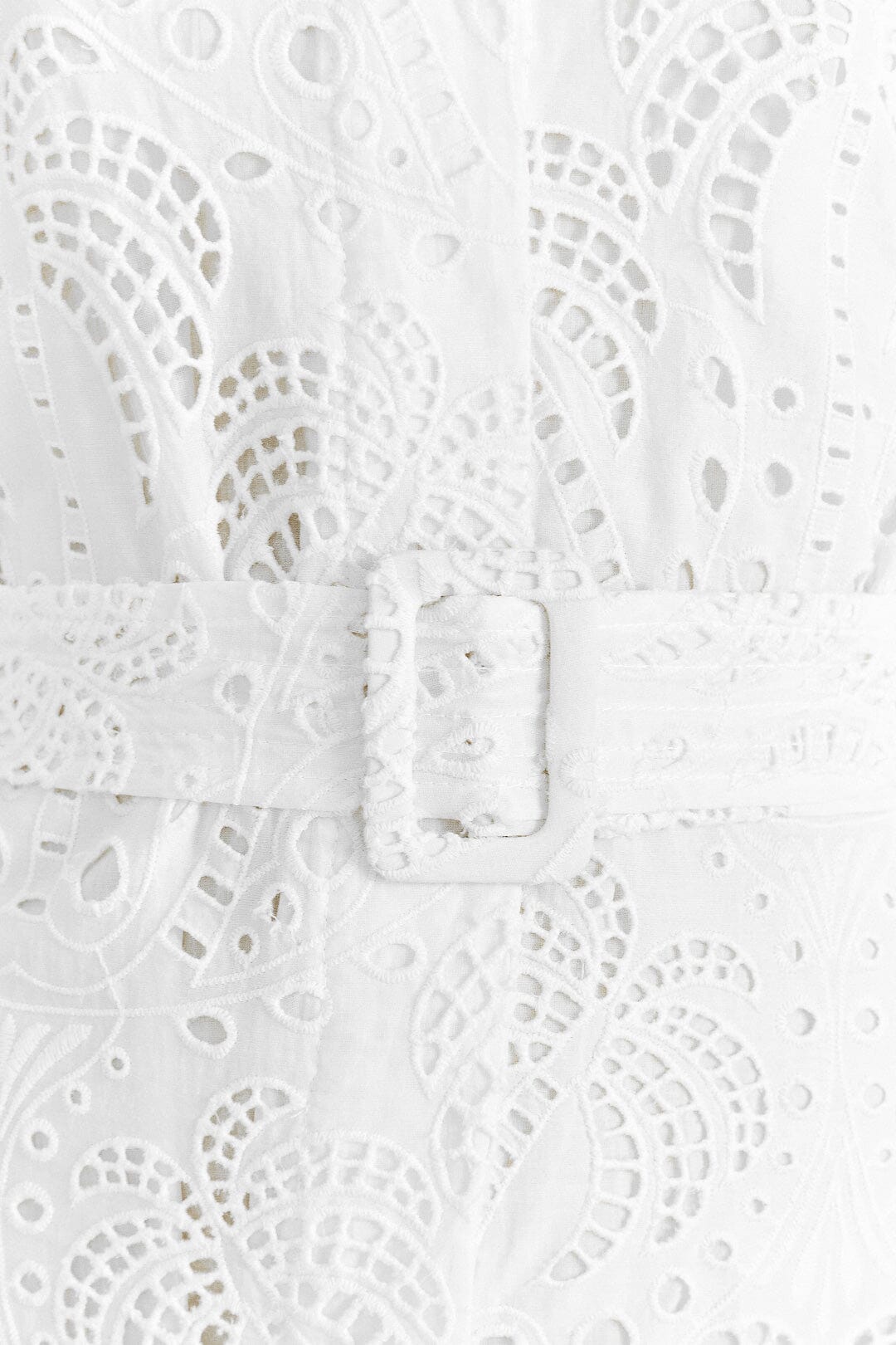 Farm Rio Off-White Palm Tree Mini Dress