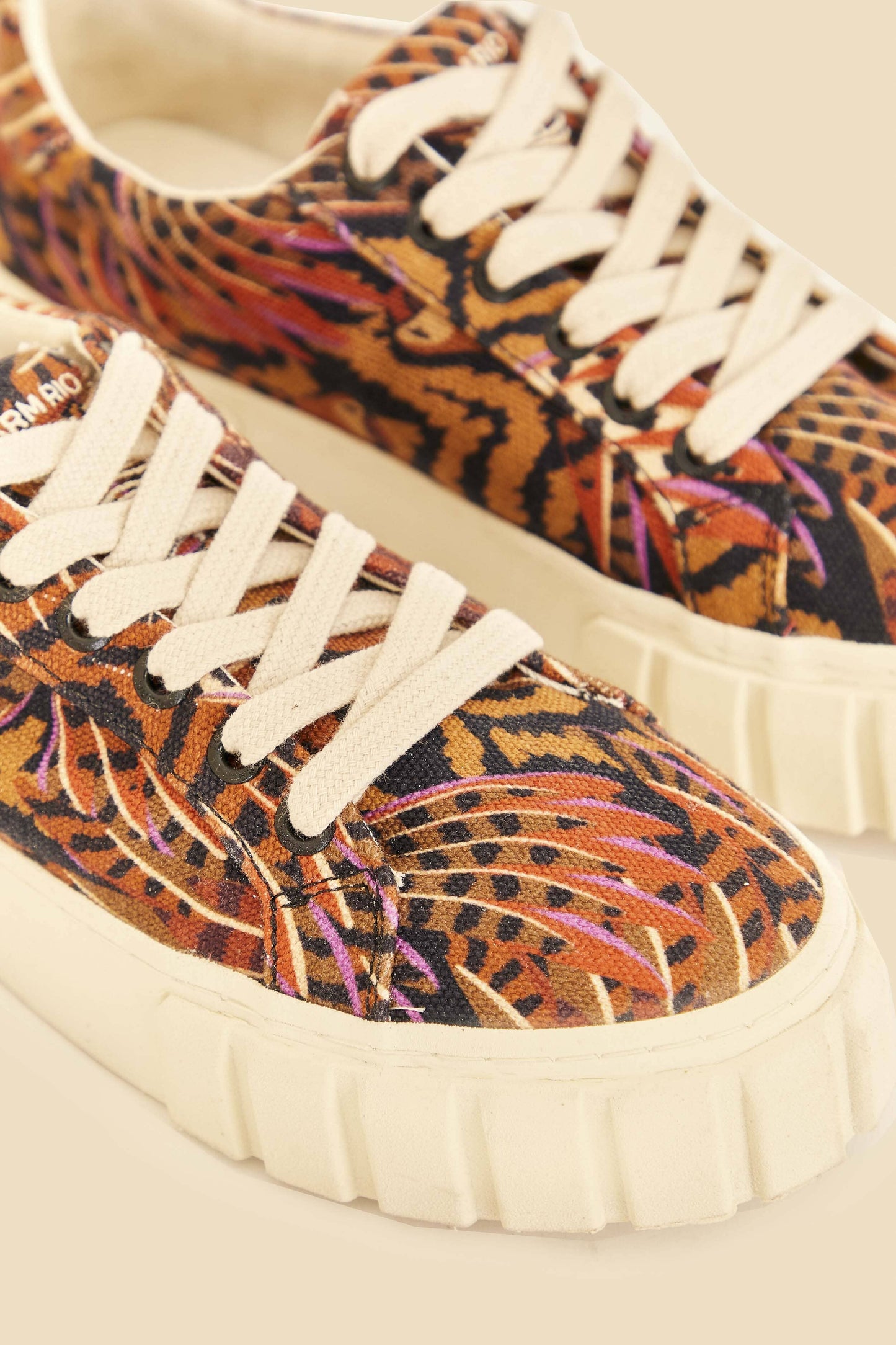 Farm Rio Caramel Macawmouflage Flatform Sneaker