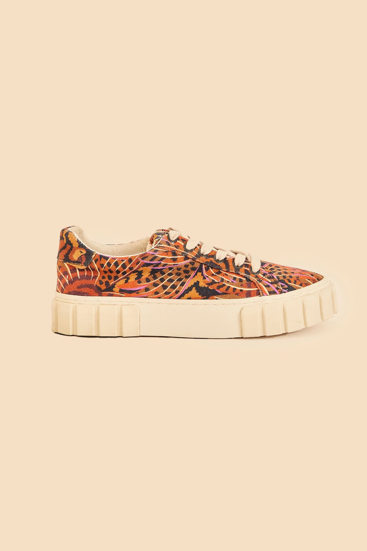 Farm Rio Caramel Macawmouflage Flatform Sneaker