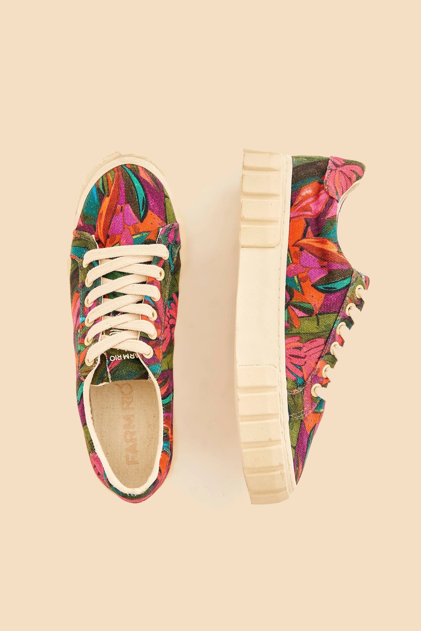 Farm Rio Banana Leaves Flatform Sneaker