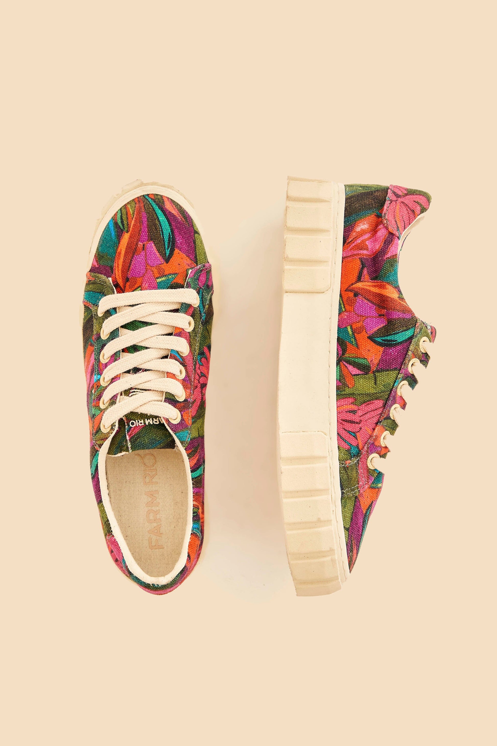 Farm Rio Banana Leaves Flatform Sneaker
