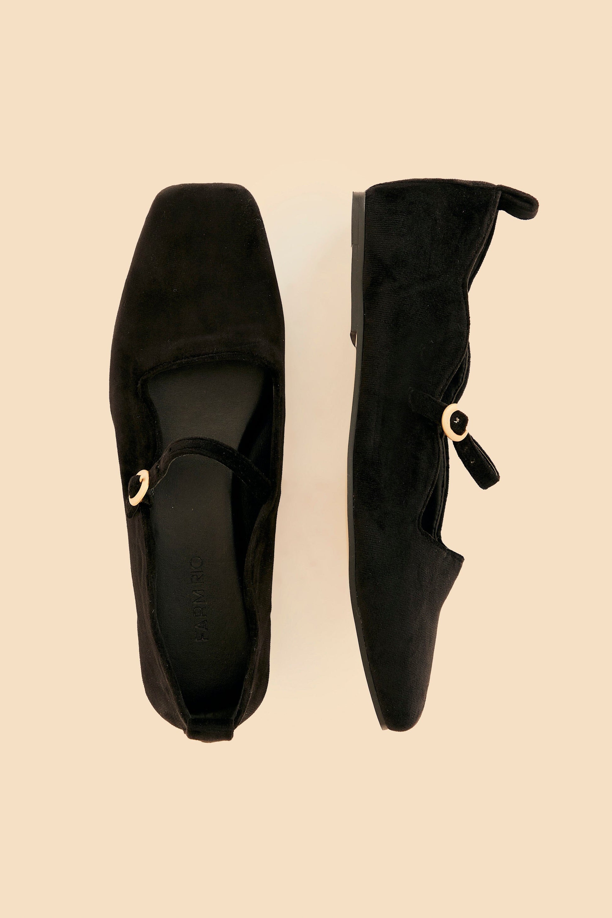 Farm Rio Black Pointed Toe Pump