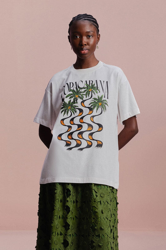  Off-White Copacabana Relaxed Organic Cotton T-Shirt
