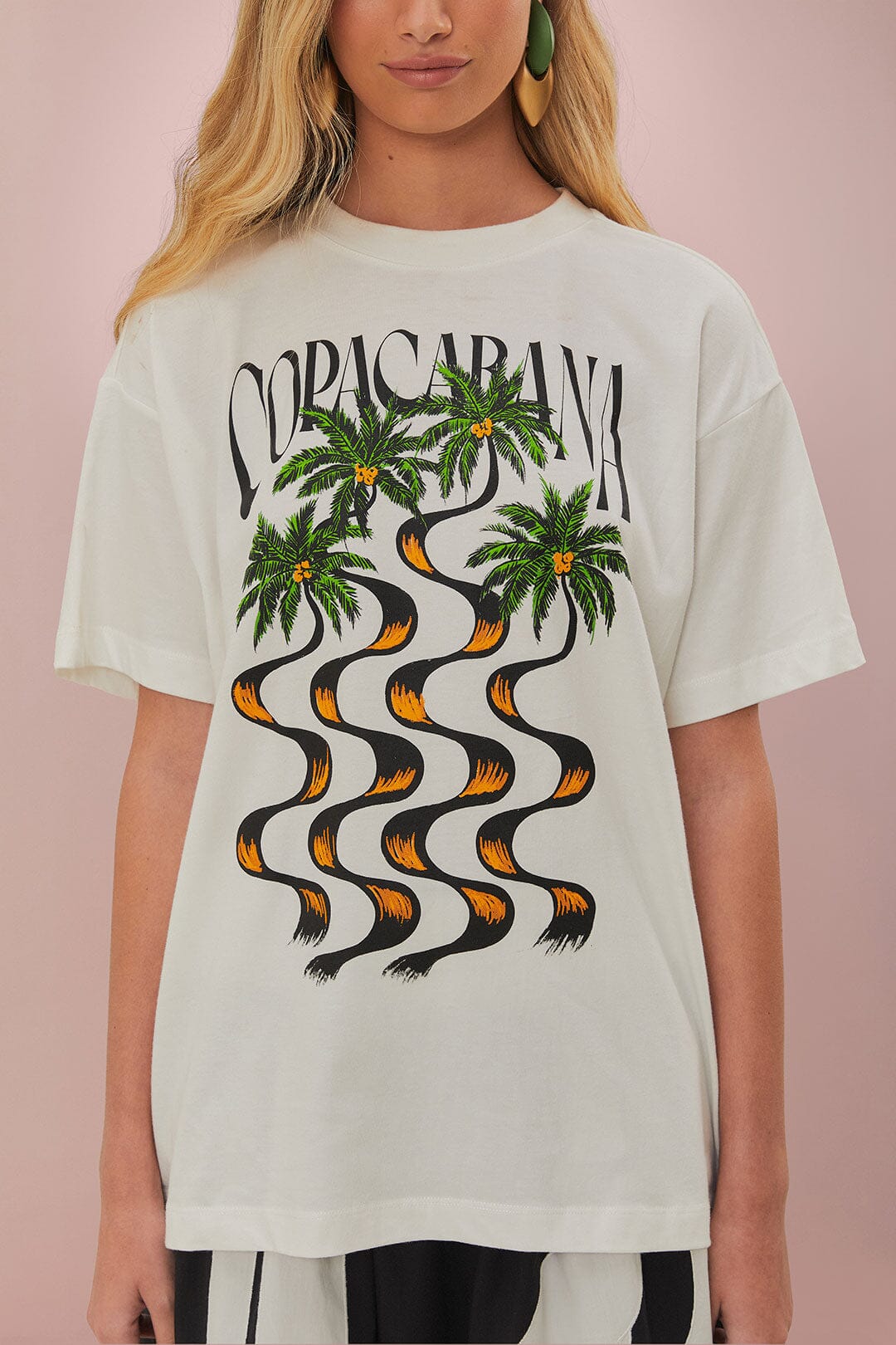  Off-White Copacabana Relaxed Organic Cotton T-Shirt