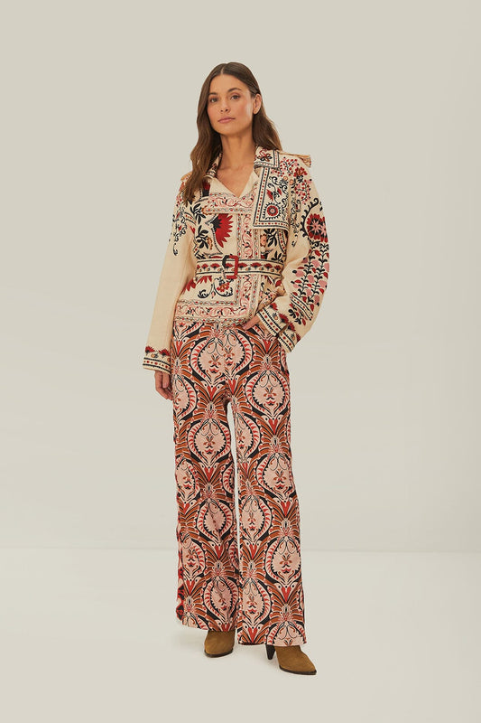  Brown Pineapple Jewelry Pants