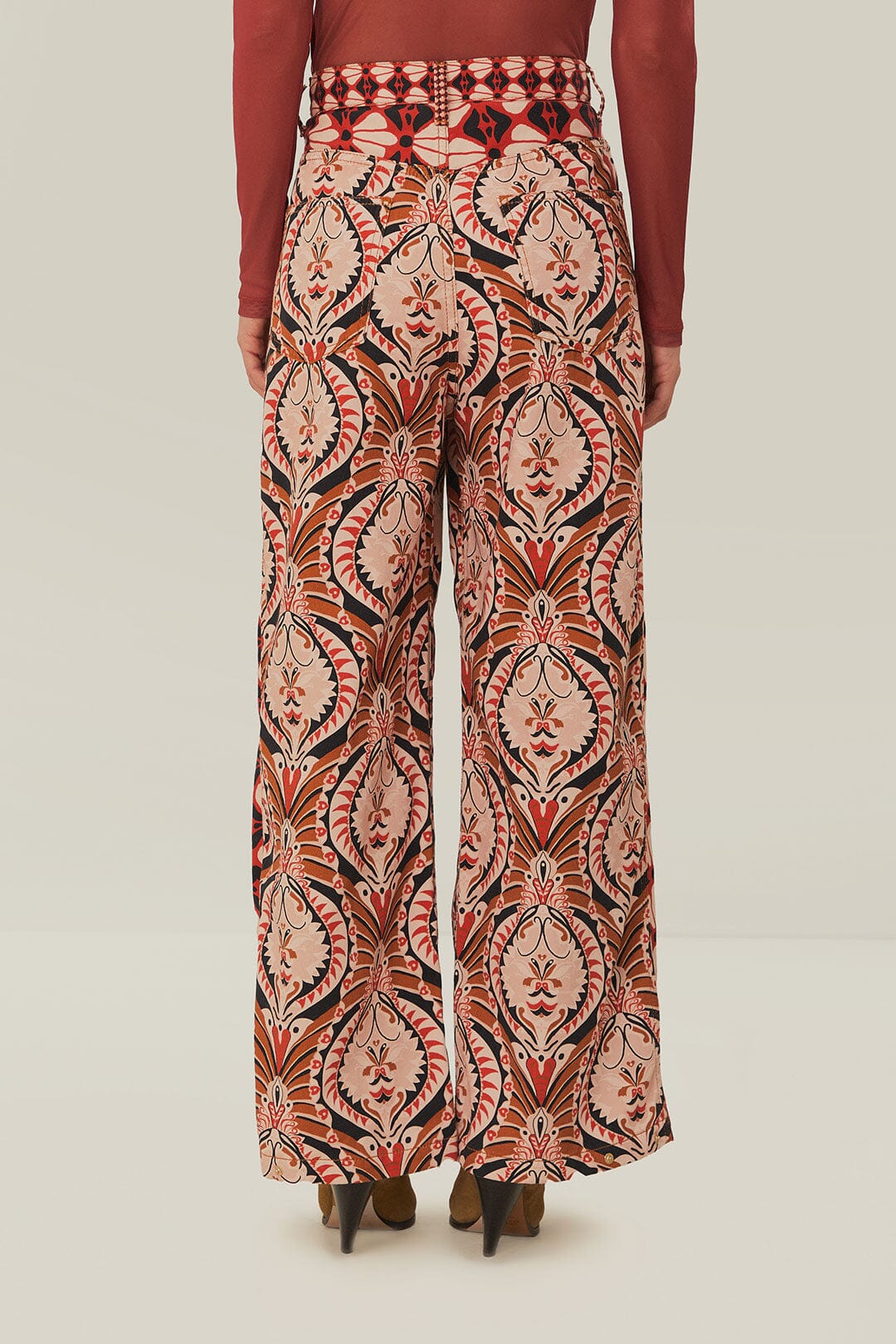  Brown Pineapple Jewelry Pants