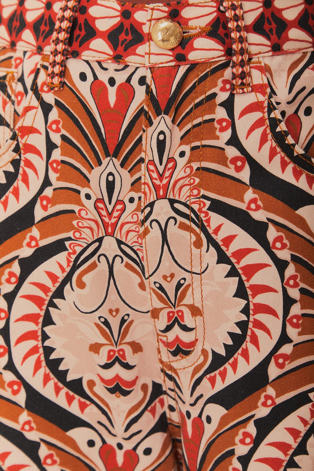  Brown Pineapple Jewelry Pants