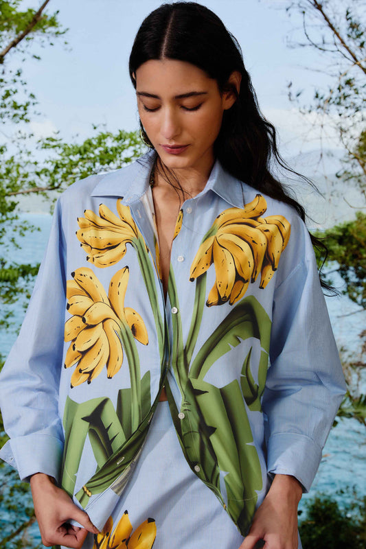  Blue Banana Cocina Striped Shirt