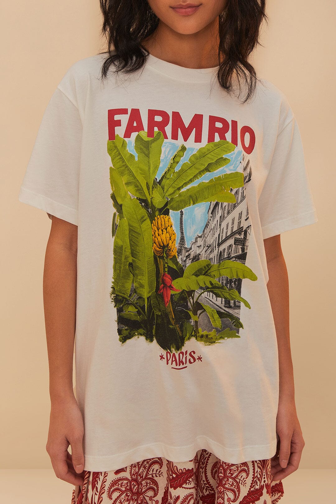  Off-White From Brasil To The World Relaxed T-Shirt