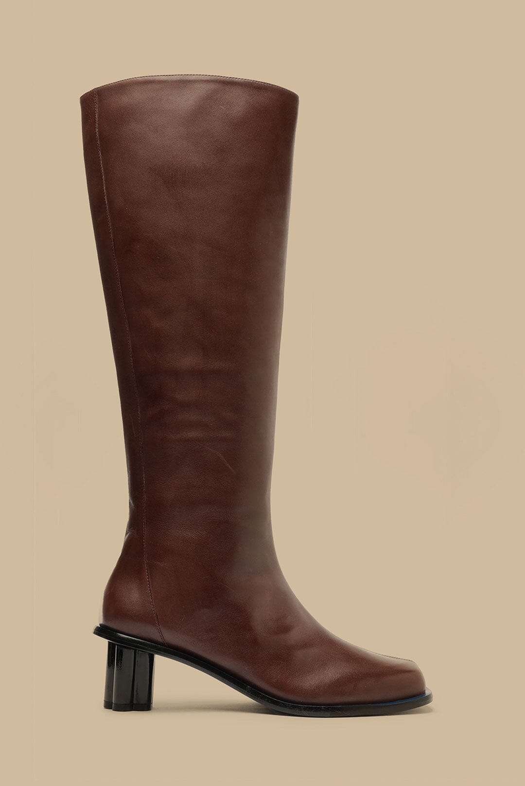  Knee High Square Toe Boot