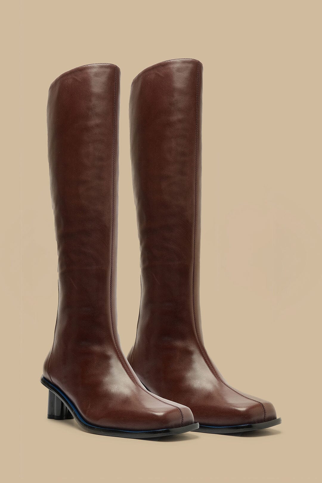  Knee High Square Toe Boot
