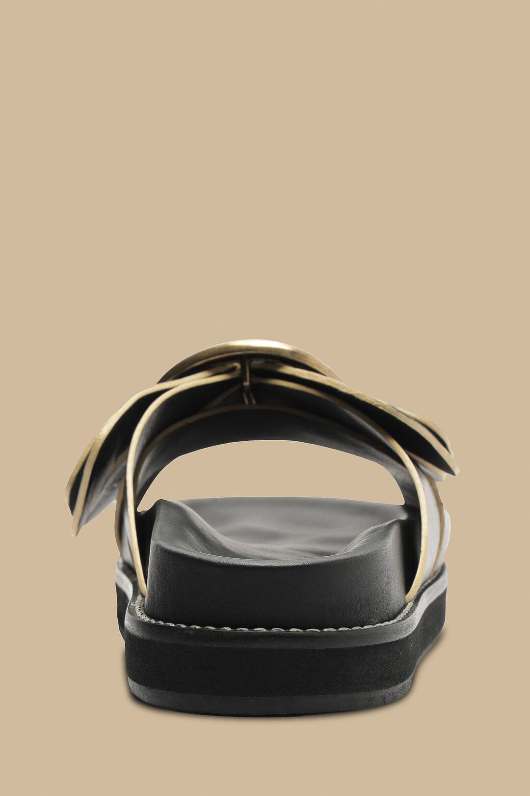 Farm Rio Black Daisy Slide Sandal