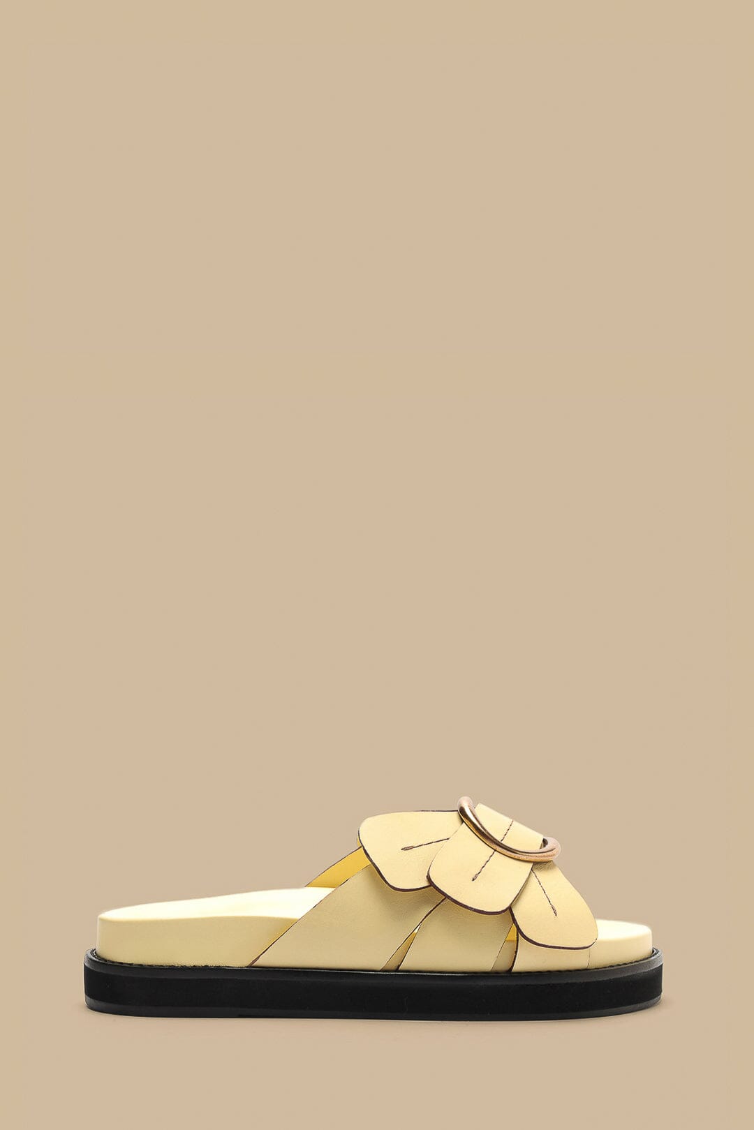 Farm Rio Banana Yellow Daisy Slide Sandal