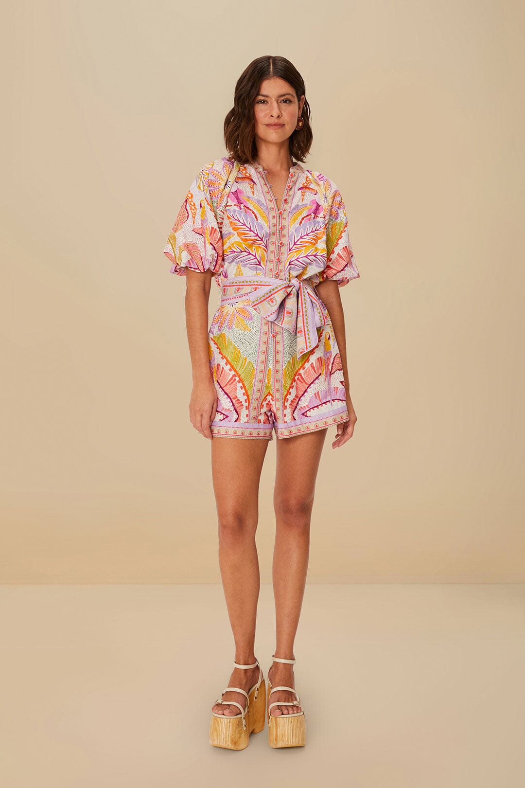  Pearl Jungle Dots Tapestry LENZING™ ECOVERO™ Euroflax™ Romper