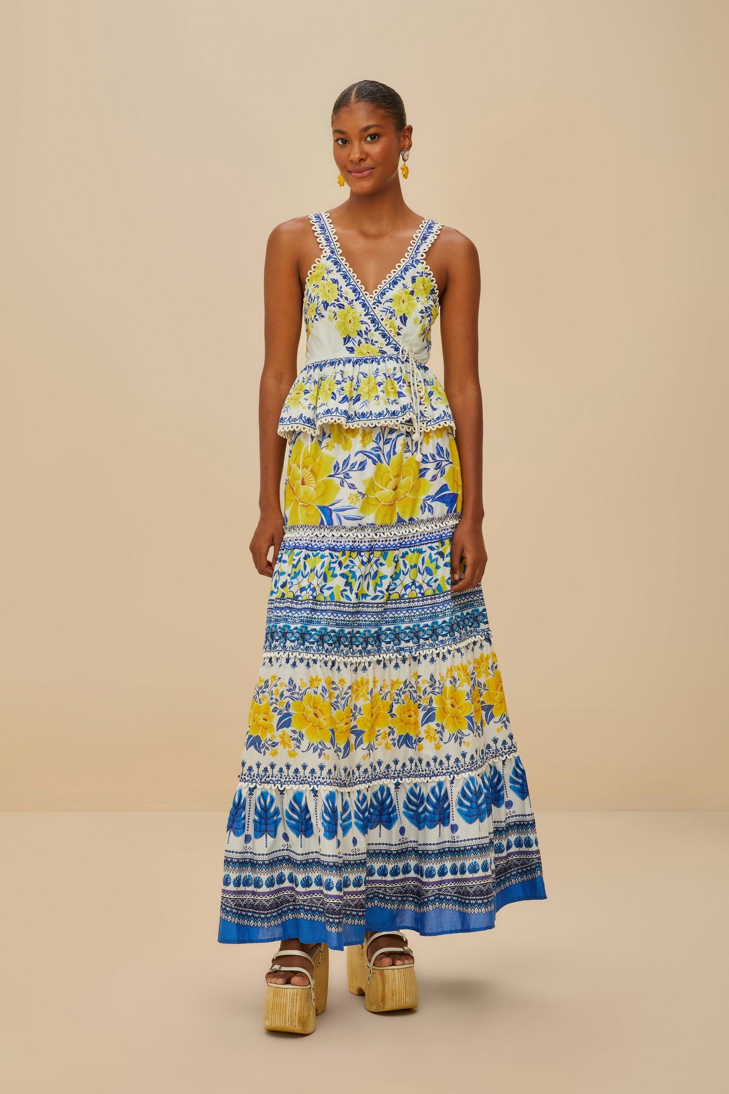  Off-White Zuli Low Rise Maxi Skirt