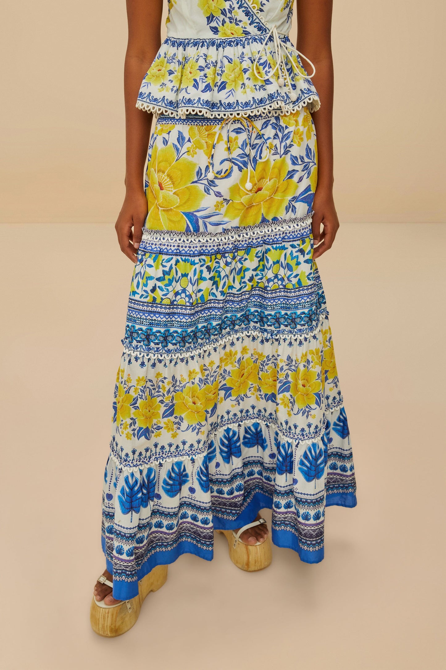  Off-White Zuli Low Rise Maxi Skirt