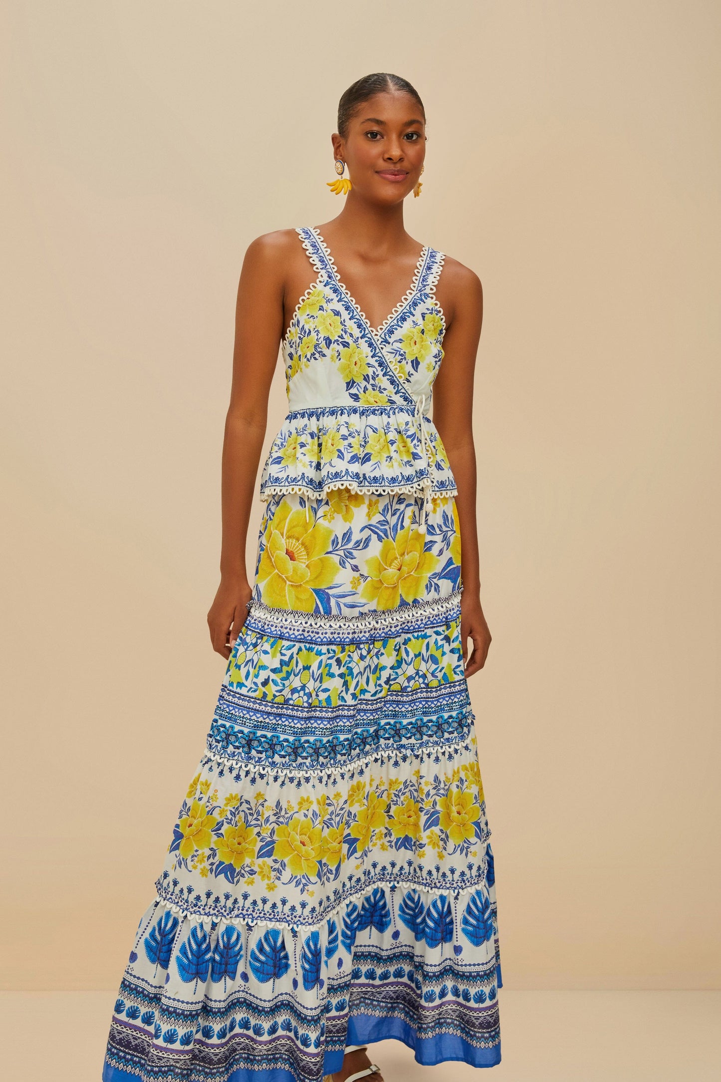  Off-White Zuli Low Rise Maxi Skirt