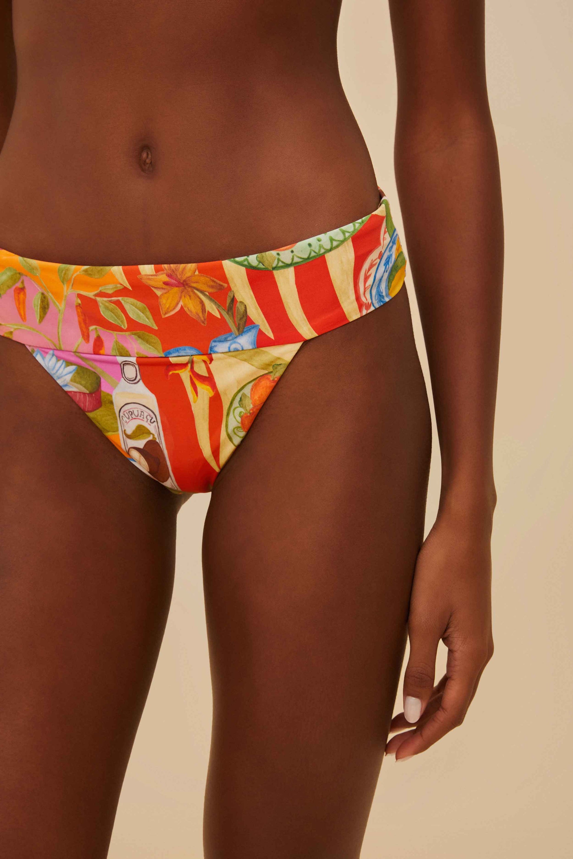  Multicolor Summer Picnic Bikini Bottom
