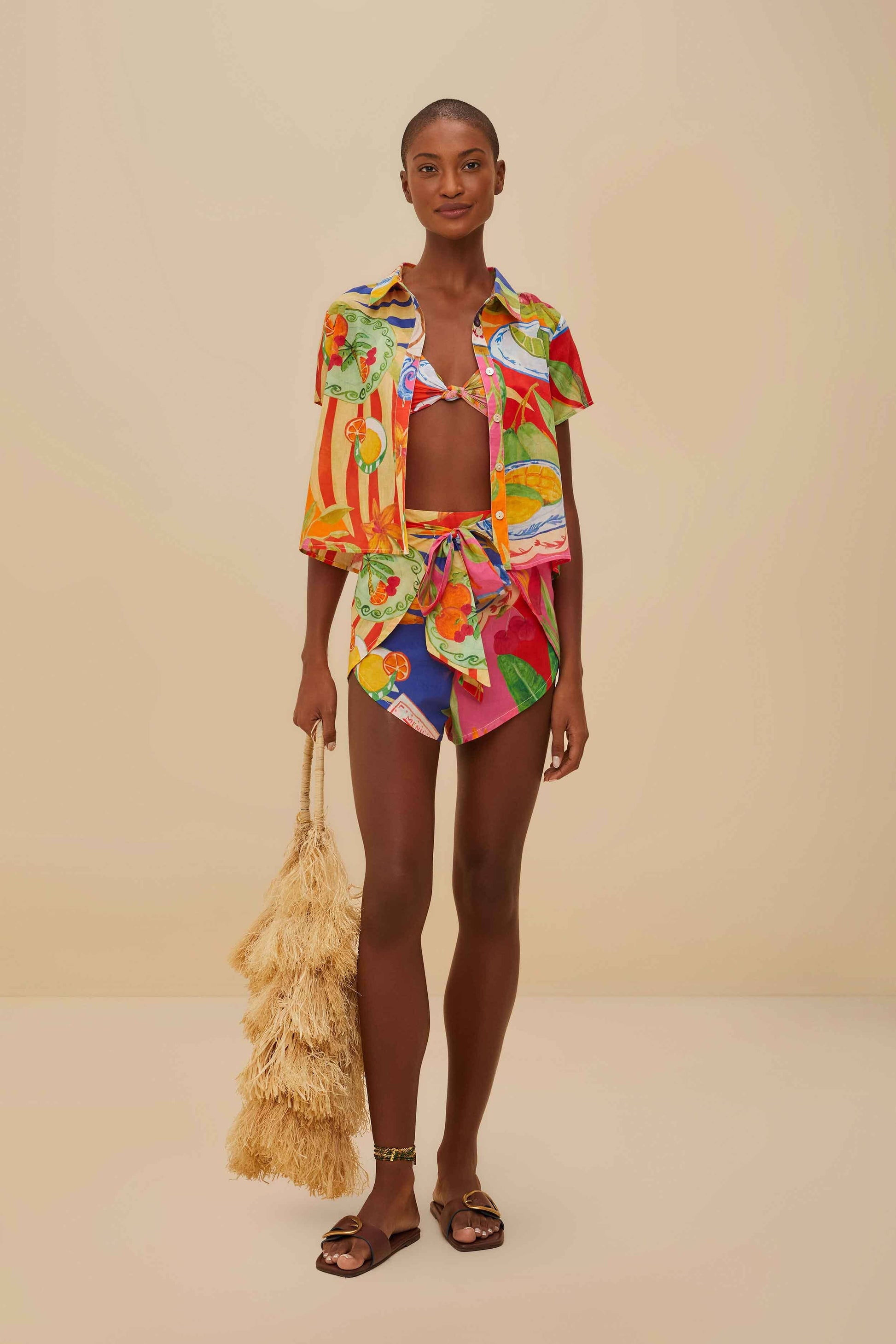  Multicolor Summer Picnic Shorts