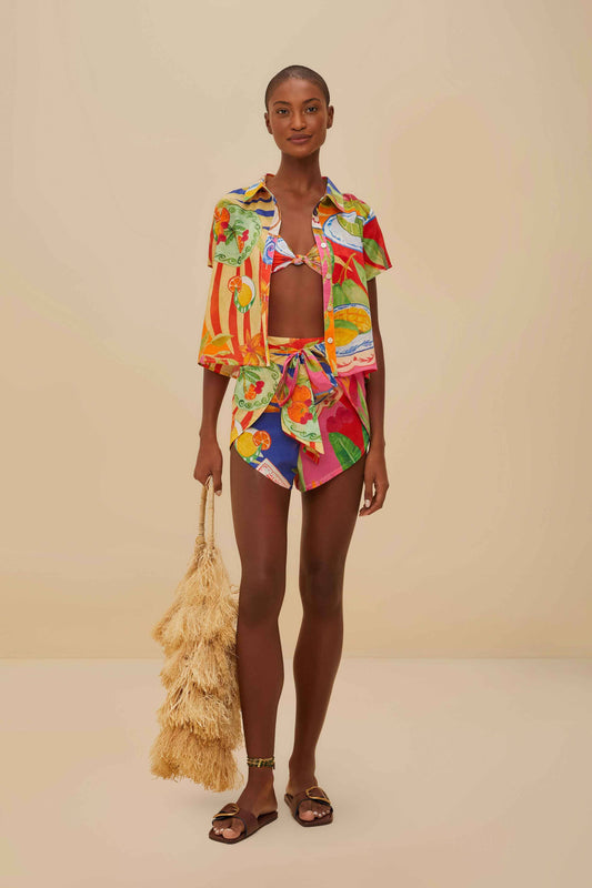  Multicolor Summer Picnic Shorts